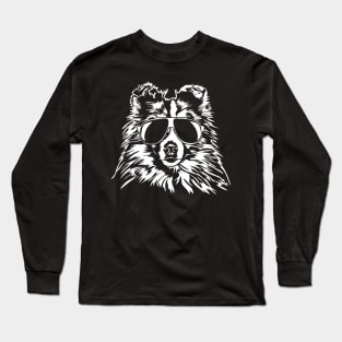 Funny Sheltie Shetland Sheepdog cool dog Long Sleeve T-Shirt